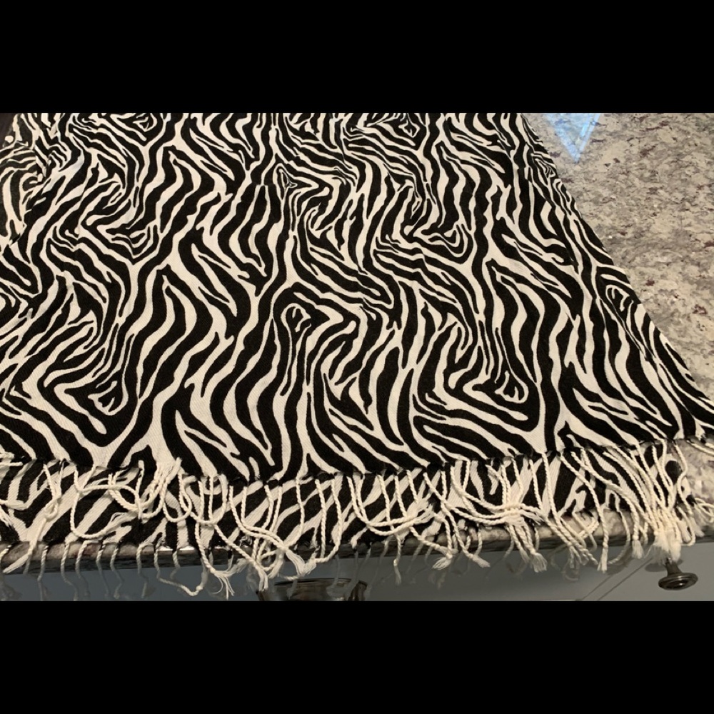 Grace Adele Zebra Scarf